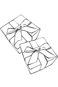 картинки на рабочий стол онлайн Подарки к новому году Зимние раскраски для малышей