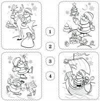 картинки на рабочий стол онлайн Варианты открыток к новому году Зимние раскраски для малышей