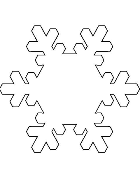 Снежинки Рисунок раскраска на зимнюю тему