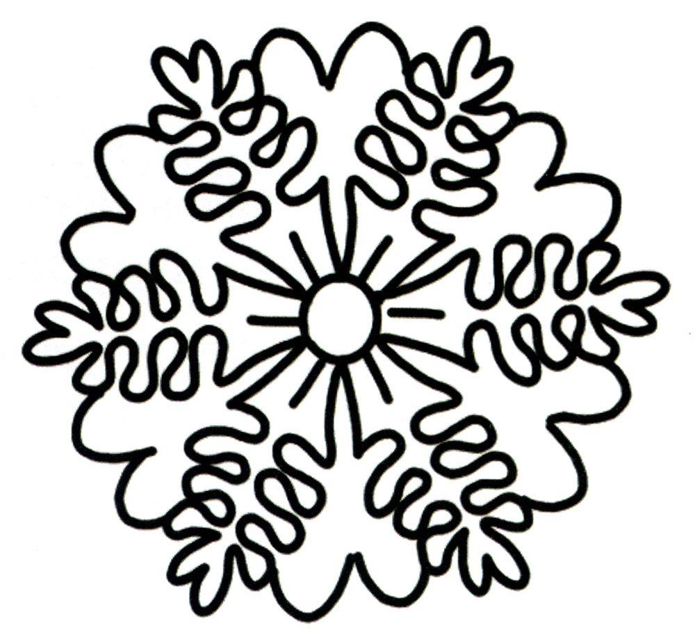 Снежинки Раскраски зима скачать бесплатно