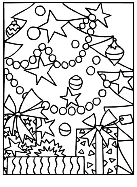 Елочные шары Раскраска зима пришла