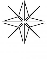 картинки на рабочий стол онлайн Игрушка звезда новогодняя Зимние раскраски для мальчиков