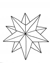 картинки на рабочий стол онлайн Игрушка звезда новогодняя Зимние раскраски для мальчиков