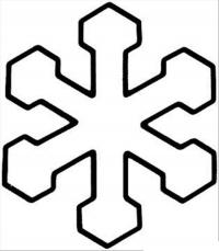 Снежинки для украшения Раскраски для детского сада