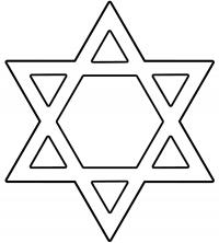 картинки на рабочий стол онлайн Шестиконечная звезда Зимние раскраски для мальчиков