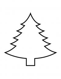 картинки на рабочий стол онлайн Трафарет елочки Раскраски на тему зима