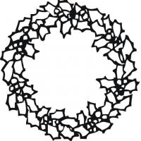 картинки на рабочий стол онлайн Новогодний рождественский венок Зимние рисунки раскраски