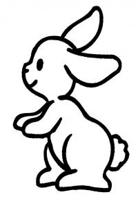 картинки на рабочий стол онлайн Заяц Раскраска сказочная зима