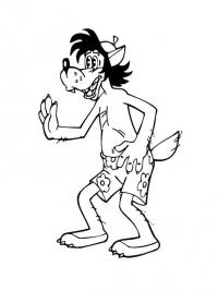 Волк Раскраски про зиму для детей