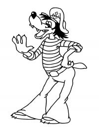 Волк Раскраски про зиму для детей