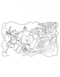 картинки на рабочий стол онлайн Снежная королева Зимние раскраски для мальчиков