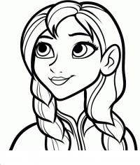 картинки на рабочий стол онлайн Анна Зимние раскраски для девочек