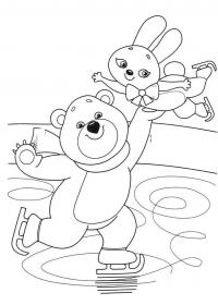 Для малышей Раскраски про зиму для детей