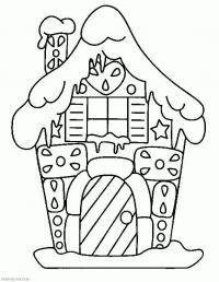 картинки на рабочий стол онлайн Для малышей Раскраска сказочная зима