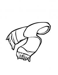 картинки на рабочий стол онлайн Зимняя одежда, шарф Раскраска зима пришла