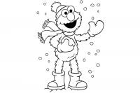 картинки на рабочий стол онлайн Мультяшка Зимние раскраски для девочек