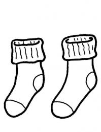 картинки на рабочий стол онлайн Зимняя одежда, теплые носки Раскраска зима пришла