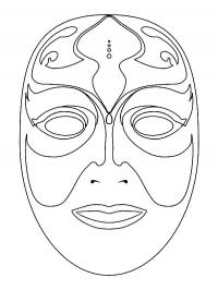 Маски для детей Раскраски про зиму для детей