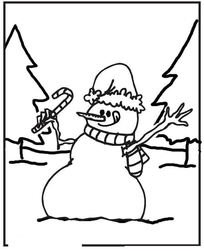 Снег сластена Раскраски для детского сада