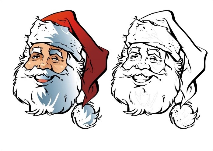 Раскрась по образцу Зимние раскраски для мальчиков